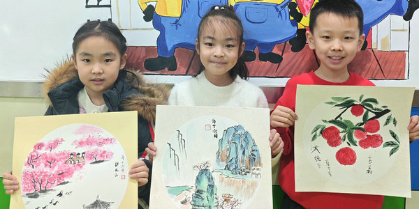 美育浸润教学！小伦敦兰亭书院邀你共赴水墨丹青之美